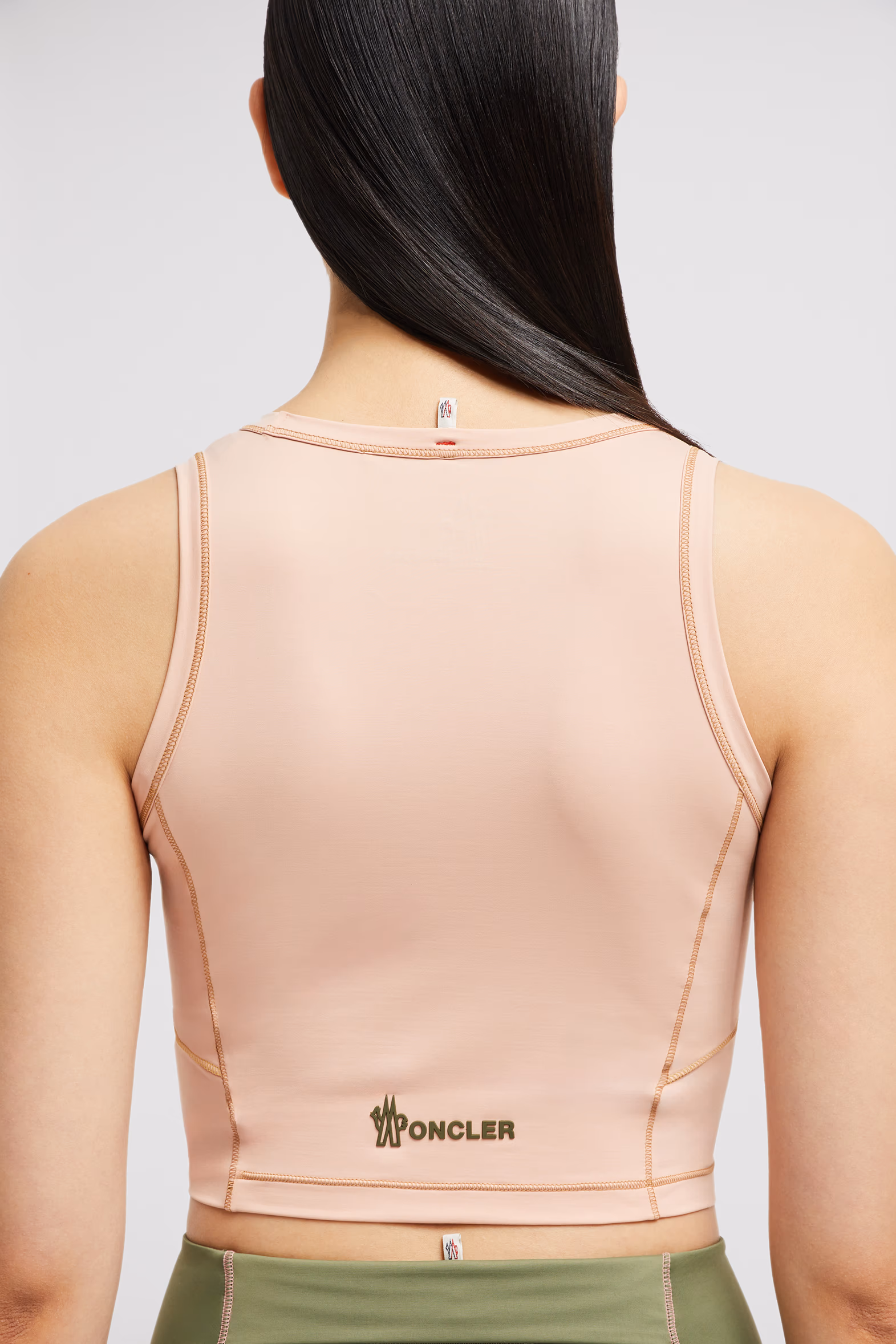 Logo Tank Top Women Pink Moncler 6